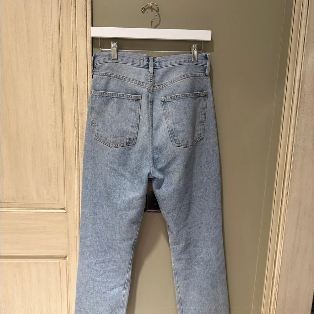 Women’s Agolde 90’s Jeans size 27 button fly cropped denim - Picture 8 of 16